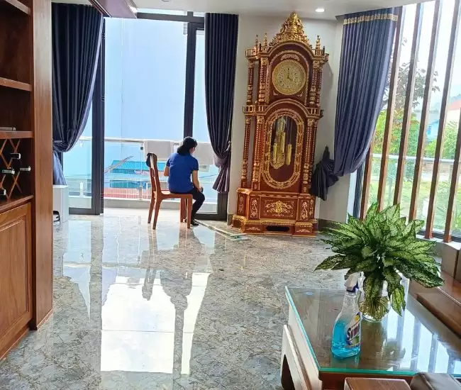 Vệ Sinh công nghiệp cho nhà chị Thoa Phường Bình Quới